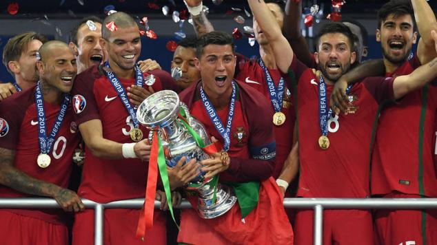 Cristiano Ronaldo, Pepe, Portugal, France, Euro 2016 final, UEFA Euro 2016