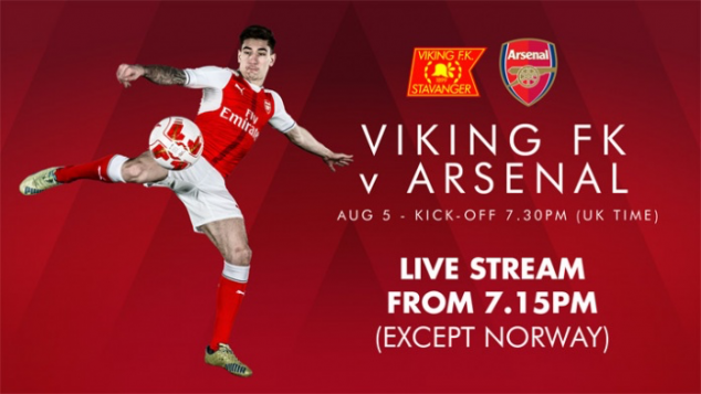 Viking FK, Arsenal, International Club Friendly