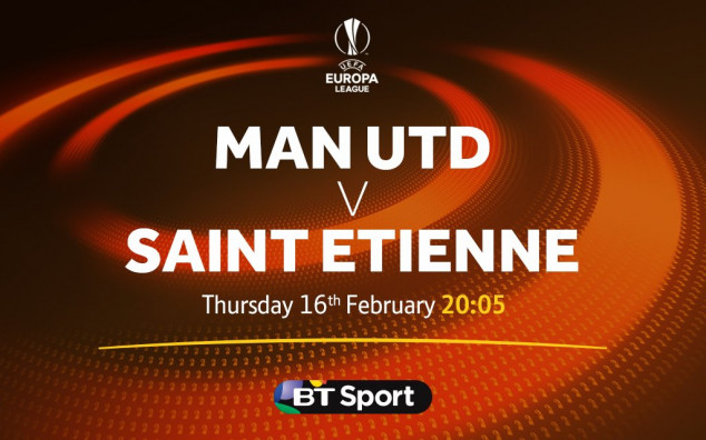 Manchester United vs Saint-Etienne will be live in UK on BT Sport.