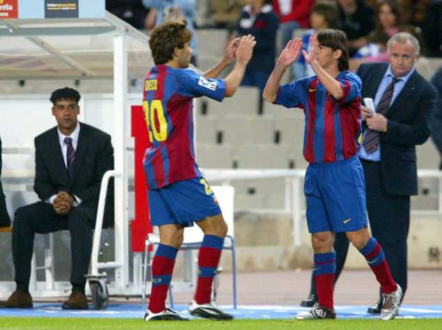 Lionel Messi, Deco, Frank Rijkaard, Barcelona, La Liga