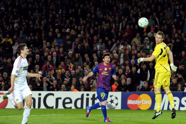 Lionel Messi, Bayer Leverkusen, Barcelona, Champions League