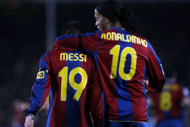 Lionel Messi, Ronaldinho, Barcelona, La Liga