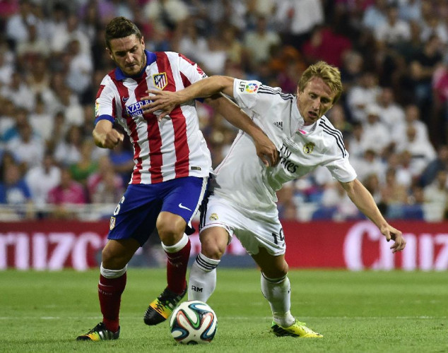 Luka Modric, Koke, Atletico Madrid, Real Madrid, Spanish Super Cup