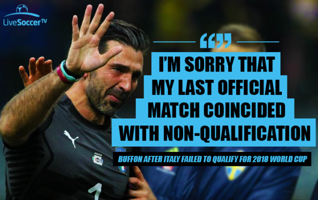 Gianluigi Buffon, Italy, Sweden, World Cup qualifying