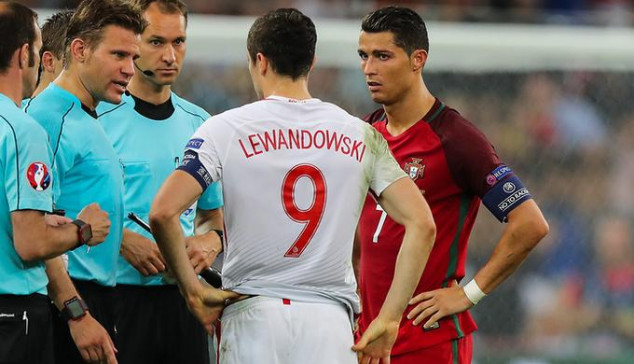 Robert Lewandowski, Cristiano Ronaldo, Poland, Portugal, Euro 2016