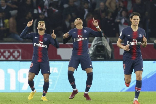 PSG sets Ligue 1 record with 9-0 win over Guingamp