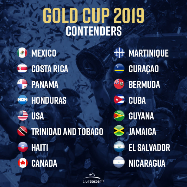 Gold Cup 2019, USMNT, Mexico, Canada, Bermuda, Guyana, Nicaragua