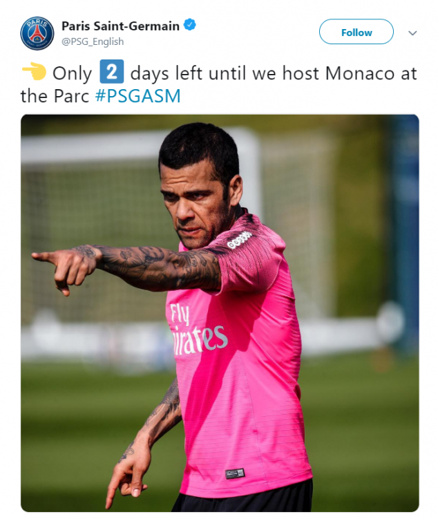 Dani Alves, PSG, Monaco, Ligue 1