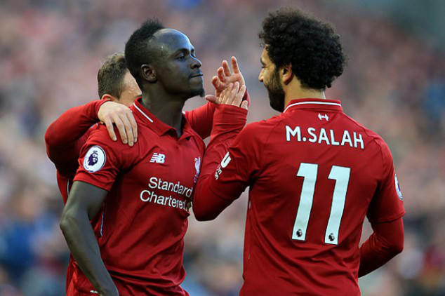 Sadio Mane, Mohamed Salah, Liverpool, English Premier League