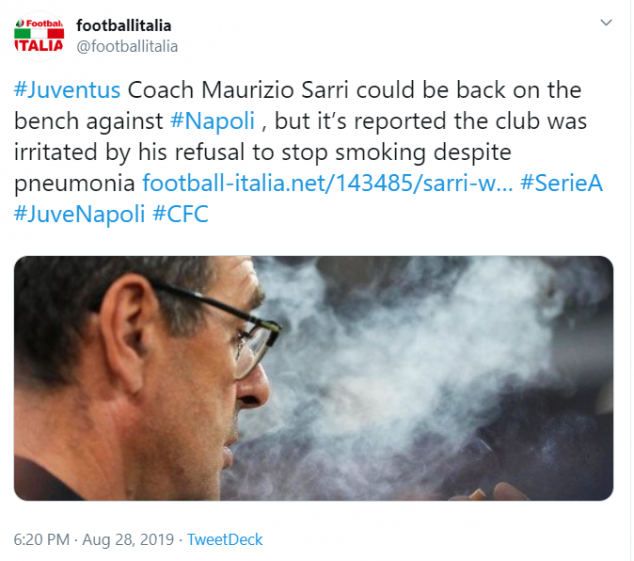 Maurizio Sarri, Napoli, Juventus, Serie A