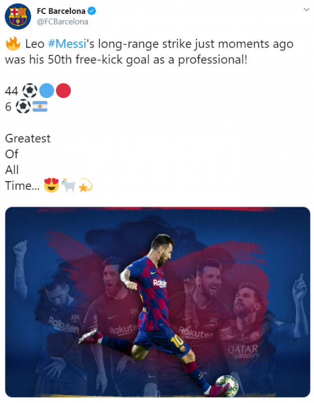 Lionel Messi, Barcelona, Real Valladolid, La Liga