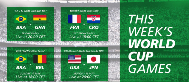 Brazil, Ghana, France, Croatia, Belgium, #WorldCupAtHome, FIFA World Cup, FIFA U-17 World Cup