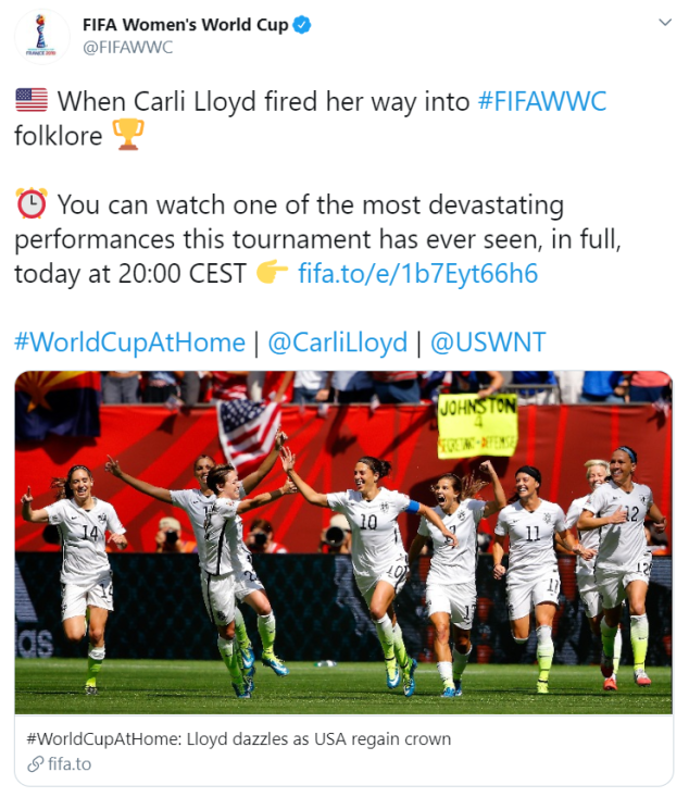 Carli Lloyd, USWNT, Japan, 2015 Women's World Cup final, FIFA Women's World Cup