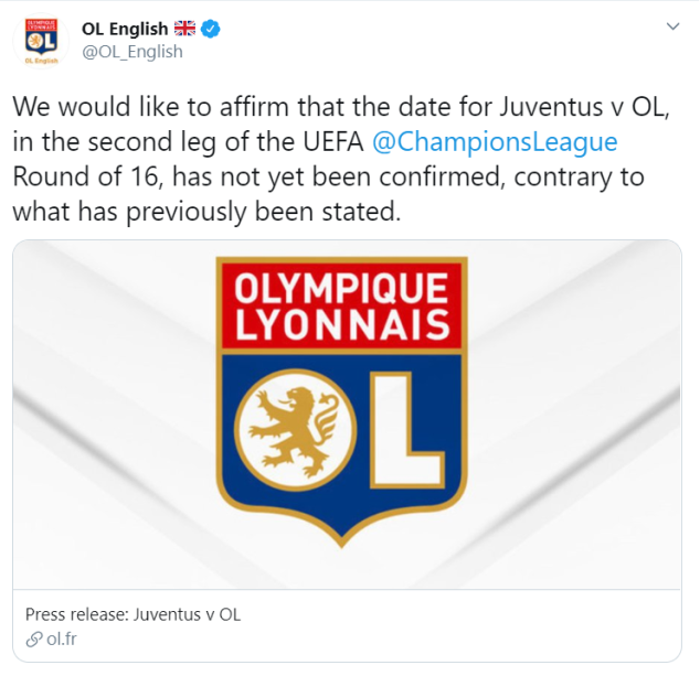 Lyon, Juventus, UEFA Champions League