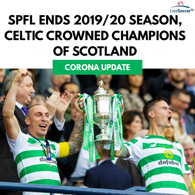 Scottish Premiership, Celtic, Hearts, Season, End, 2019/20, Coronavirus