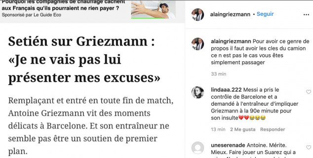 Antoine Griezmann, Father, Quique Setien, Barcelona, La Liga