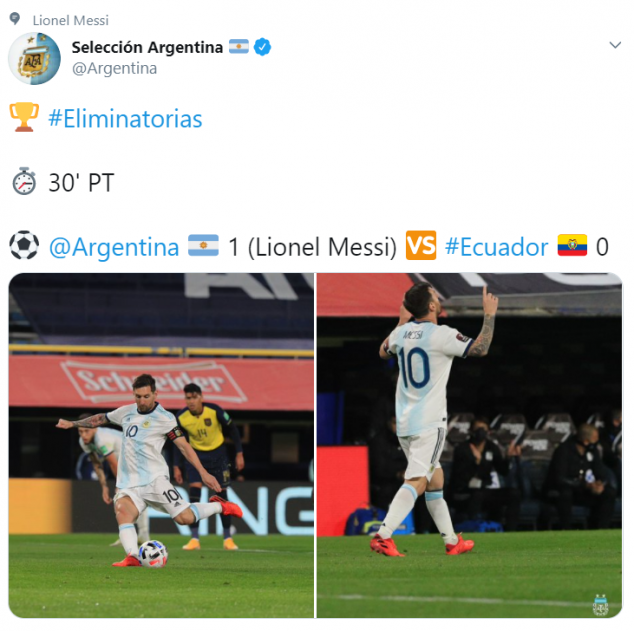 Lionel Messi, Ecuador, Argentina, World Cup Qualifying