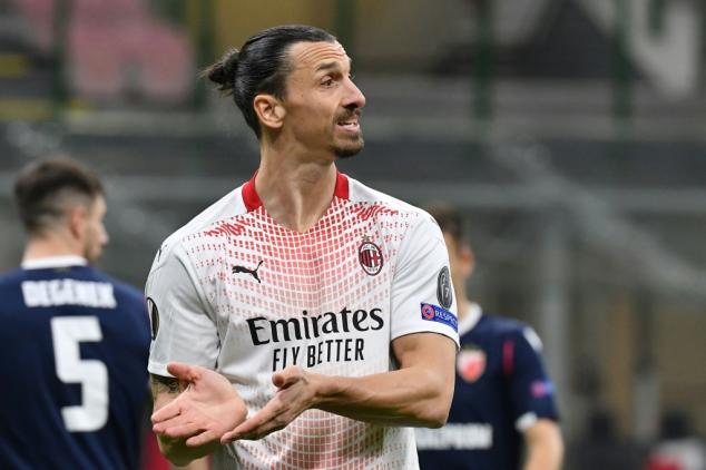 Milan's Zlatan to face old club Man United in Europa League last 16