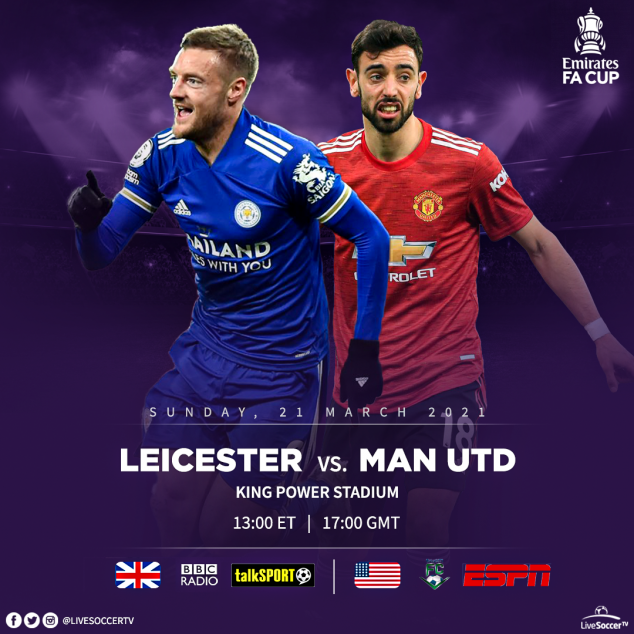 Leicester, Manchester United, Broadcast Listings, FA Cup