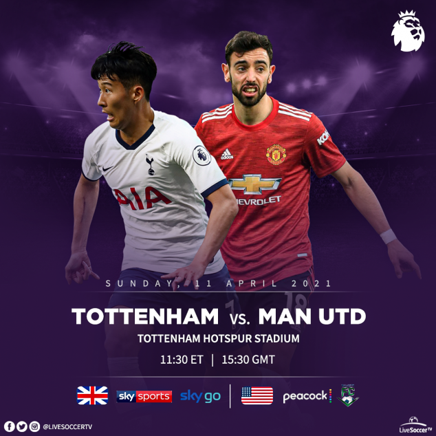 Tottenham, Manchester United, English Premier League, Broadcast Listings
