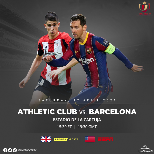 Athletic Club, Barcelona, Copa del Rey Final, Copa del Rey, Broadcast listings