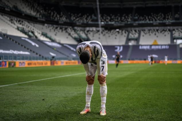 Com problema muscular, Cristiano Ronaldo desfalca Juventus contra Atalanta