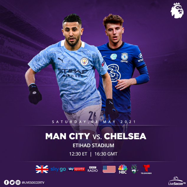 Manchester City, Chelsea, English Premier League, Broadcast Listings