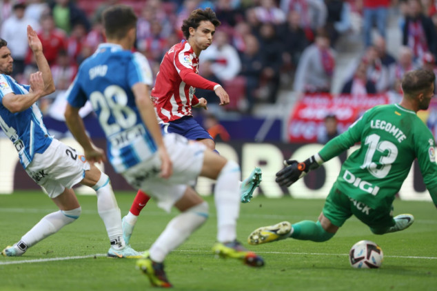 Gol de João Félix salva Atlético de Madrid de derrota para Espanyol