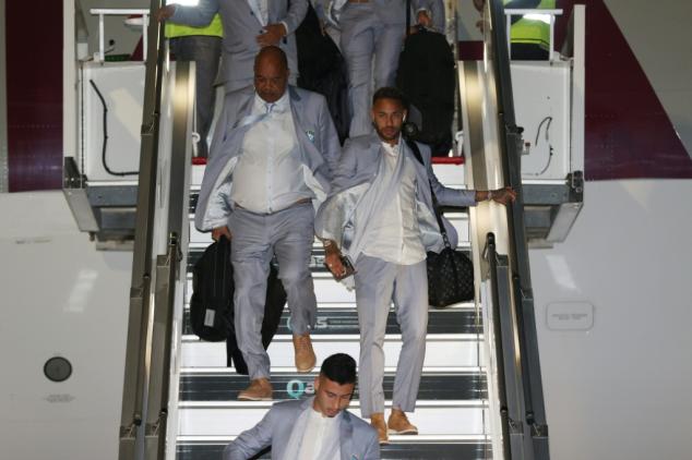 Neymar y Brasil aterrizan en Catar para buscar el hexacampeonato