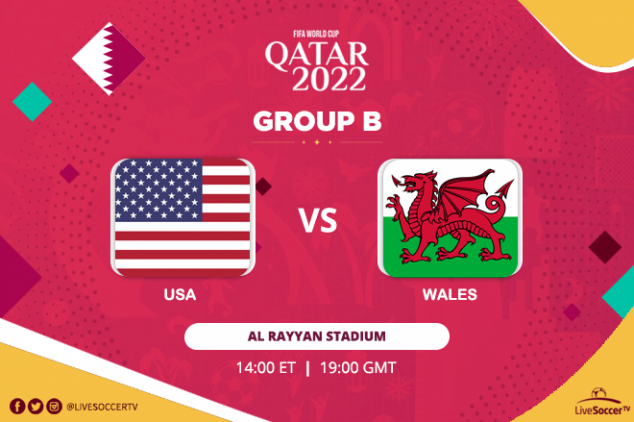 World Cup: USMNT vs Wales broadcast info