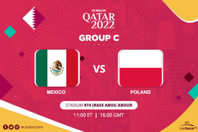 FIFA World Cup - Mexico vs Poland broadcast info