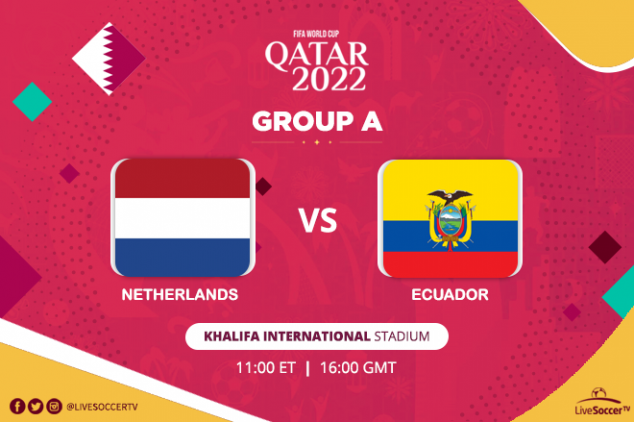 FIFA World Cup: How to watch Netherlands v Ecuador