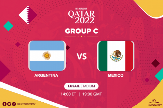 World Cup: Argentina vs Mexico broadcast info