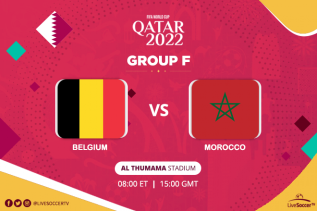 FIFA World Cup: How to watch Belgium vs Morocco