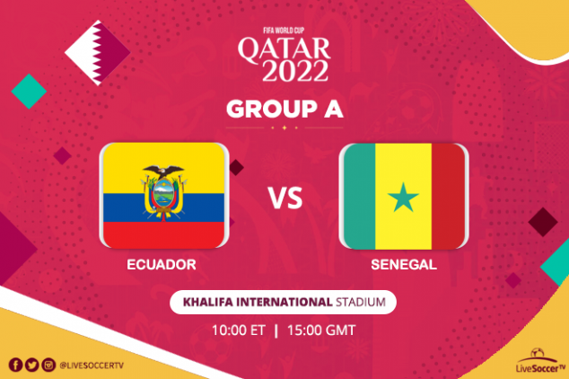 Ecuador vs Senegal broadcast information
