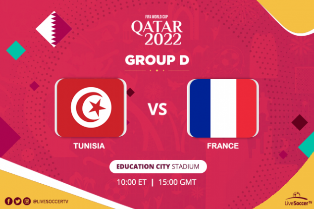 WTW Tunisia vs France live - November 30