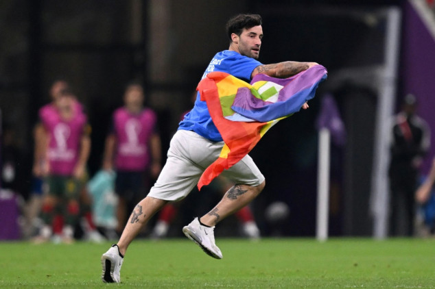 World Cup pitch invader defends 'breaking the rules'