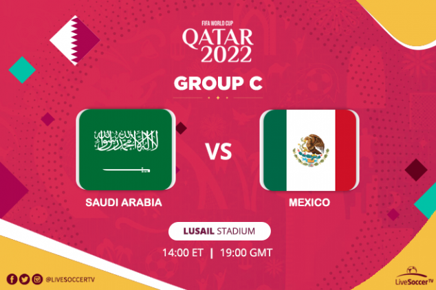 FIFA World Cup: S. Arabia vs Mexico broadcast info