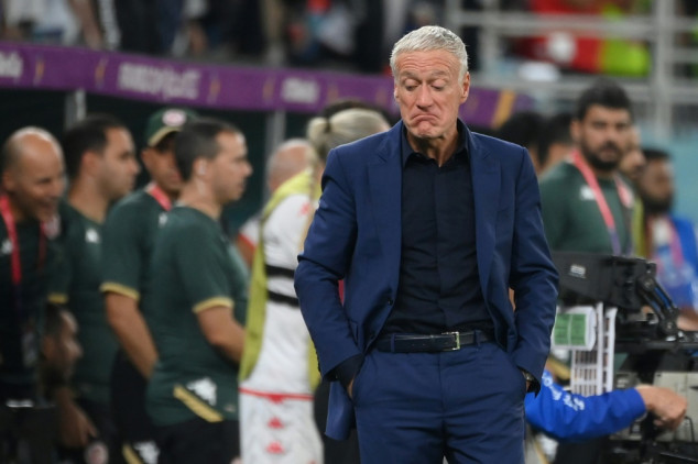 Deschamps defends decision to make nine changes in Tunisia defeat