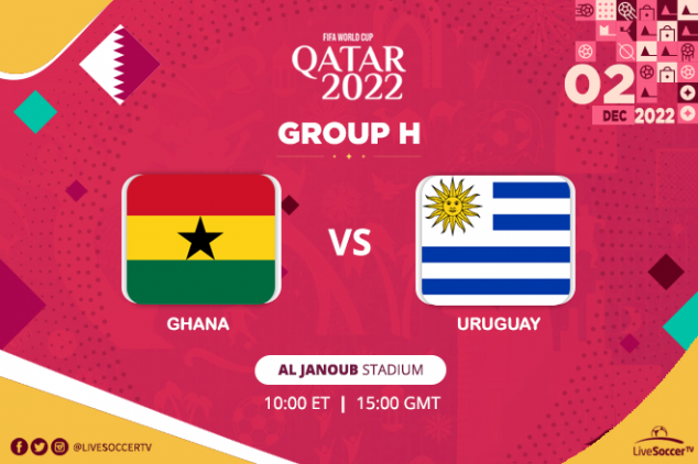 WTW Ghana vs Uruguay live - December 2nd