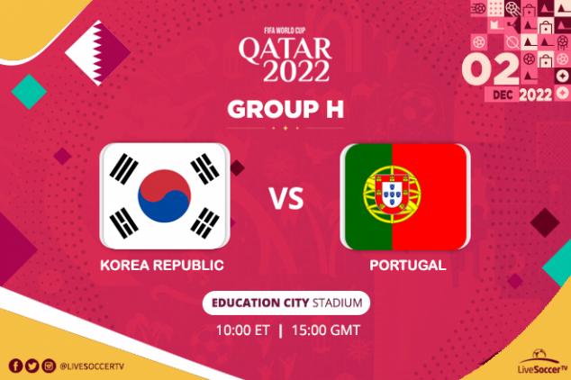 FIFA World Cup - Korea vs Portugal broadcast info