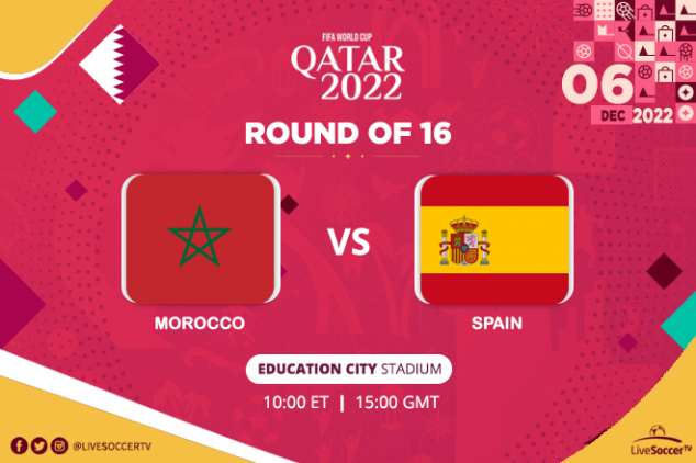 FIFA World Cup: Morocco look to make history in round of 16 clash vs. Spain  on December 6, 2022 :: Live Soccer TV