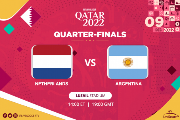 Qatar 2022: How to watch Netherlands vs Argentina