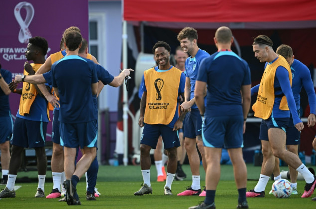 Sterling back in training for England