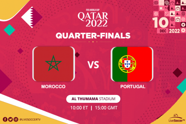 World Cup: Morocco vs Portugal broadcast info