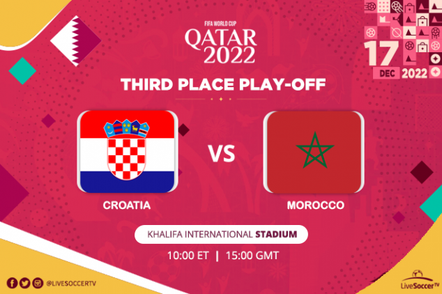 Croatia vs Morocco: Broadcast information