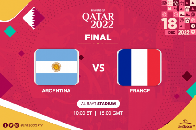 World Cup: Argentina vs France broadcast info