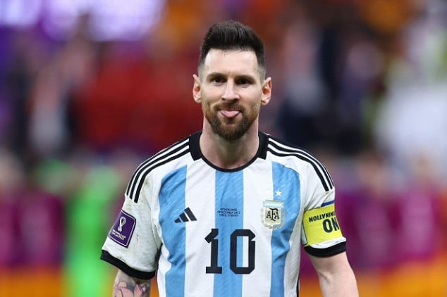 Messi sets new WC record after WC final kickoff