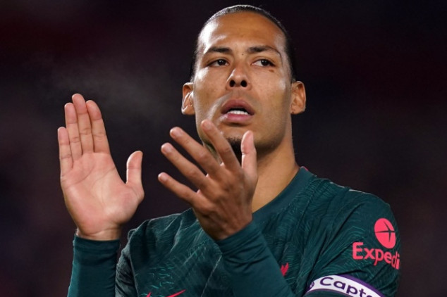 Van Dijk out for at least one month