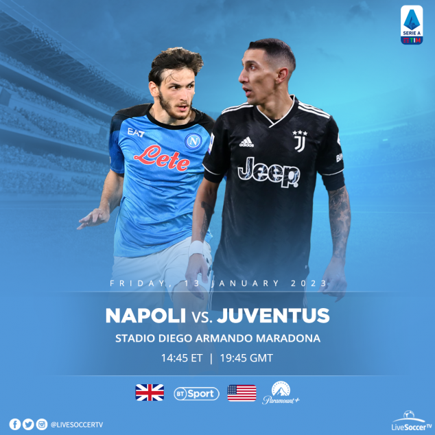 Napoli, Juventus, Serie A, Broadcast Listings